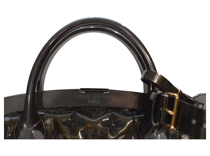 Borsa Lockit BB in pelle verniciata Monogram nera edizione limitata Louis Vuitton M40604 Nero - vista 5