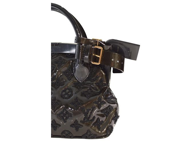 Borsa Lockit BB in pelle verniciata Monogram nera edizione limitata Louis Vuitton M40604 Nero - vista 6
