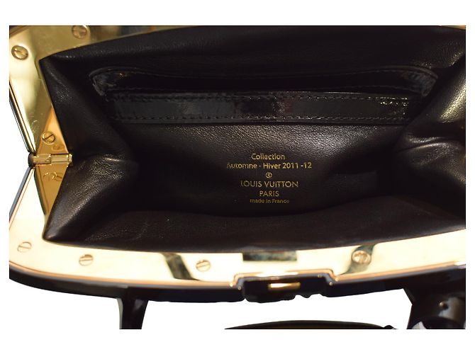 Borsa Lockit BB in pelle verniciata Monogram nera edizione limitata Louis Vuitton M40604 Nero - vista 9