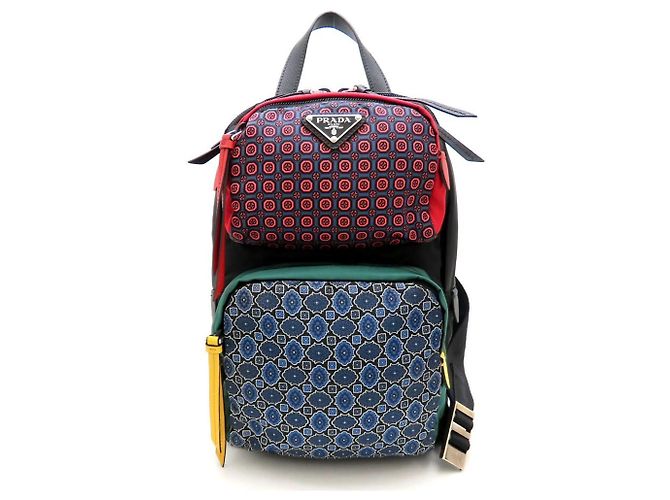 Sac bandoulière Prada Collection Printemps/Été 2018 Noir Multicolore - vue 2