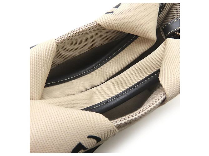 Chloé Borsa Tote Piccola Woody Bianco Blu - vista 11