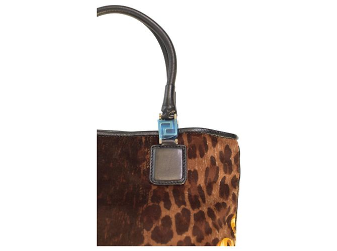 Borsa tote Vanitas in velluto nero Barocco Gianni Versace con corona dorata - vista 12