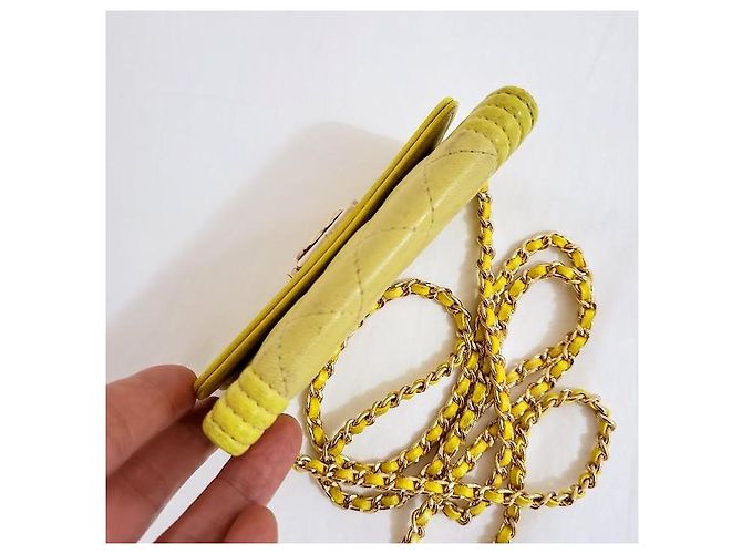 Chanel Matelasse Quilted Boy Yellow - view 12