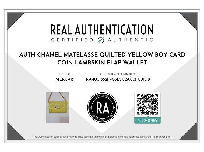 Chanel Matelasse Quilted Boy Yellow - view 6
