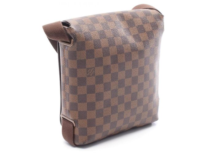 Borsa a Spalla Brooklyn PM Louis Vuitton Marrone Damier ebene - vista 2