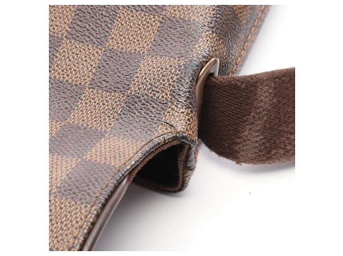 Borsa a Spalla Brooklyn PM Louis Vuitton Marrone Damier ebene - vista 9