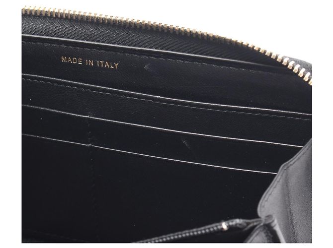 Cartera larga de cuero patentado negro Chanel - vista 6