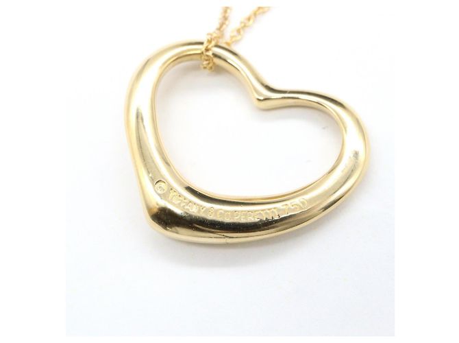 Collana Open Heart in Oro Giallo 18K di Tiffany & Co. D'oro - vista 4