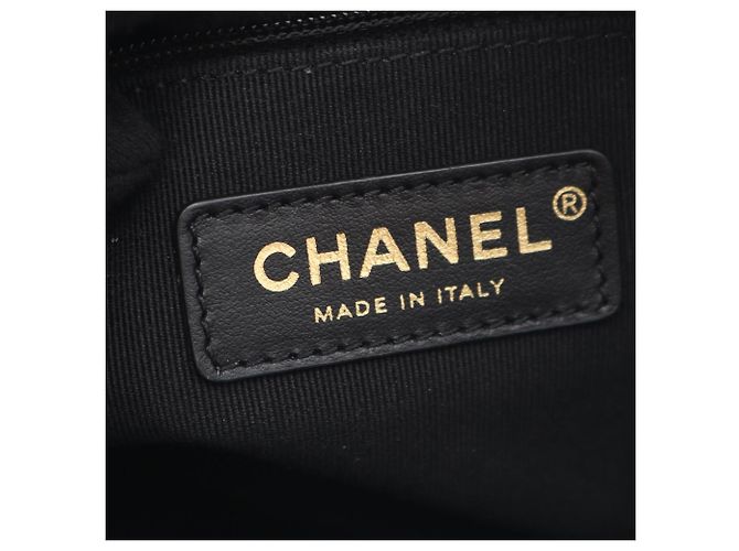 Borsa a Spalla in Pelle di Agnello Nera Matelassé Chanel Nero - vista 4