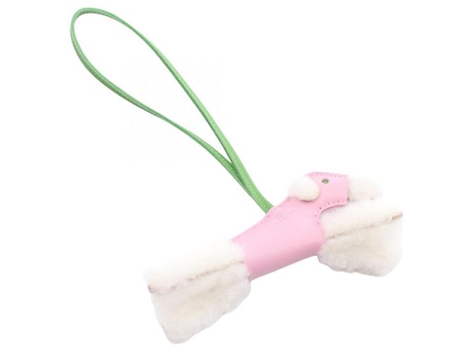 Charm Anjo Milo Buddy Hermès Rosa Bianco Verde - vista 2