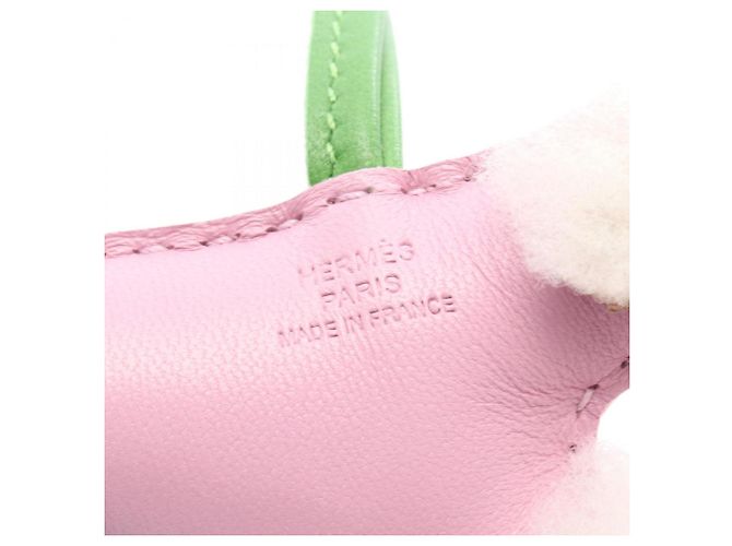Charm Anjo Milo Buddy Hermès Rosa Bianco Verde - vista 3