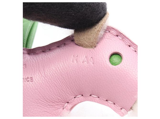 Charm Anjo Milo Buddy Hermès Rosa Bianco Verde - vista 4