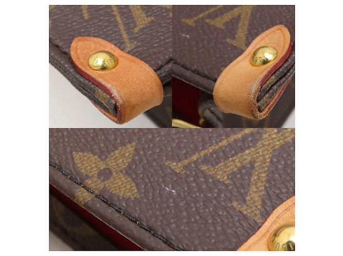 Borsa Tote Sac Plat PM Monogram Louis Vuitton Marrone - vista 6