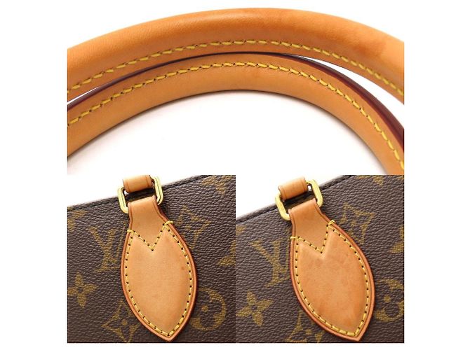 Borsa Tote Sac Plat PM Monogram Louis Vuitton Marrone - vista 7