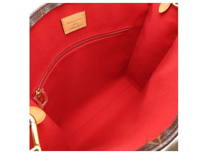Borsa Tote Sac Plat PM Monogram Louis Vuitton Marrone - vista 9