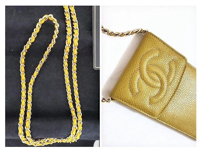 Chanel Timeless Sunglasses Case Yellow - view 11