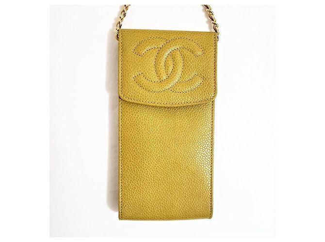 Chanel Timeless Sunglasses Case Yellow - view 2