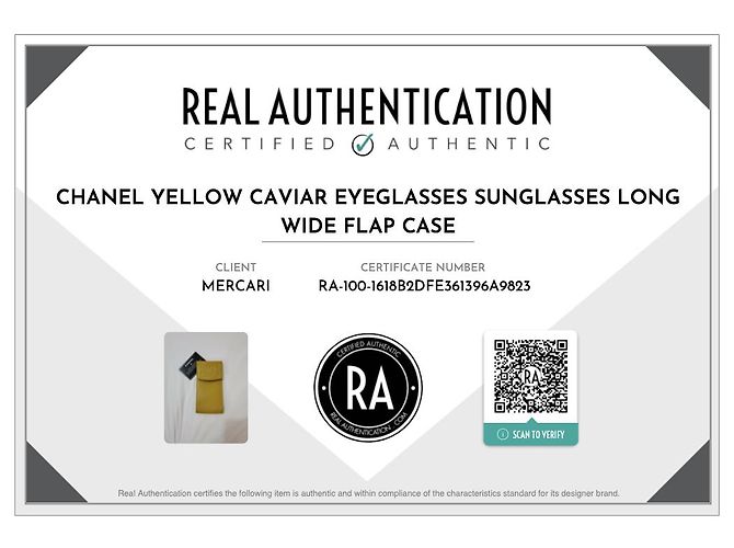 Chanel Timeless Sunglasses Case Yellow - view 4