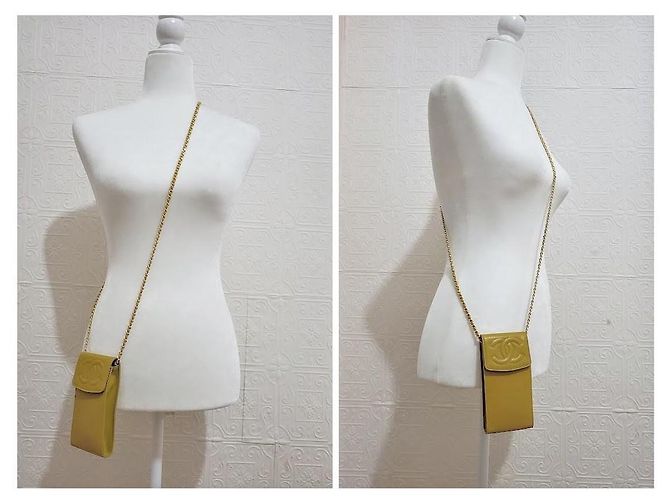 Chanel Timeless Sunglasses Case Yellow - view 6