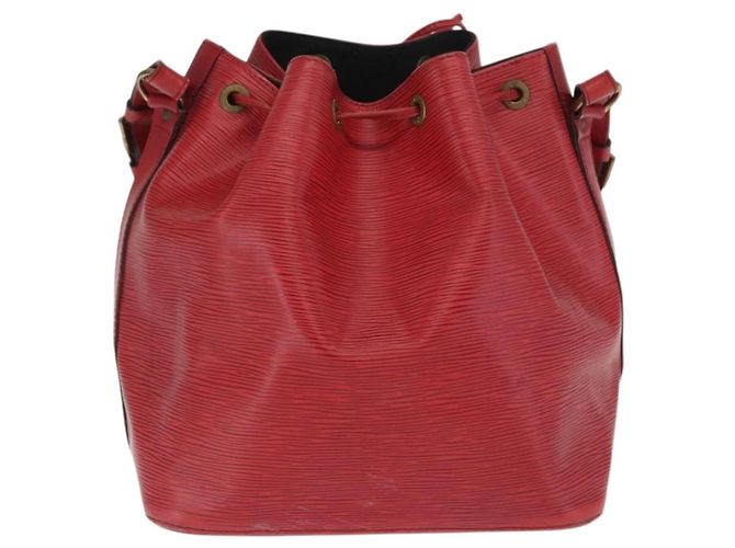 Noe Borsa Petit Noé in pelle Epi media Louis Vuitton Rosso - vista 2