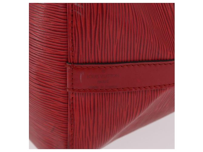 Noe Borsa Petit Noé in pelle Epi media Louis Vuitton Rosso - vista 6