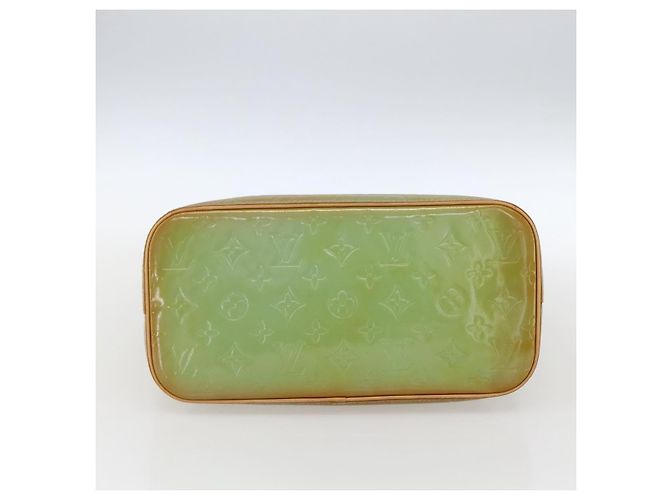 LOUIS VUITTON Bolso de Mano Monogram Vernis Houston Azul Bebé M91005 LV Auth ka2293 Azul claro - vista 5