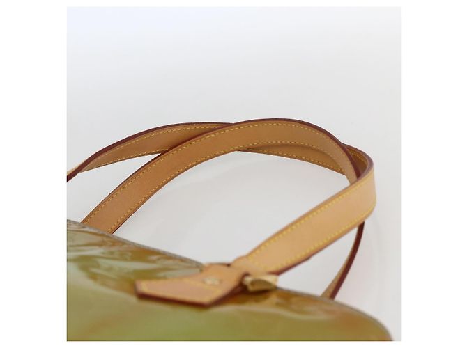 LOUIS VUITTON Bolso de Mano Monogram Vernis Houston Azul Bebé M91005 LV Auth ka2293 Azul claro - vista 8