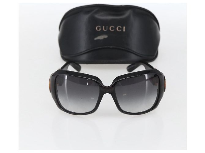Gafas de sol GUCCI de plástico marrón Auth bs33337 Castaño - vista 11