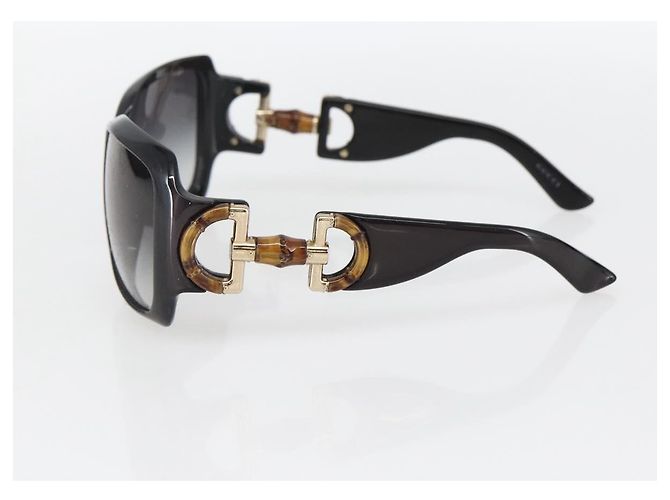 Gafas de sol GUCCI de plástico marrón Auth bs33337 Castaño - vista 5