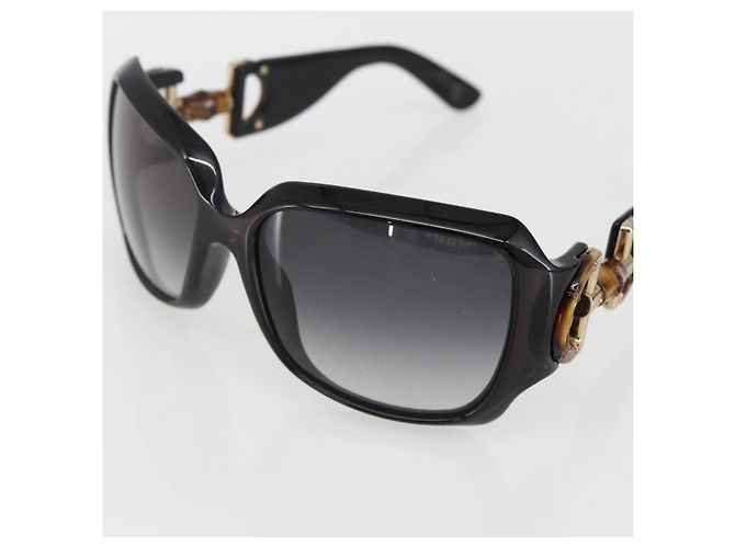 Gafas de sol GUCCI de plástico marrón Auth bs33337 Castaño - vista 7