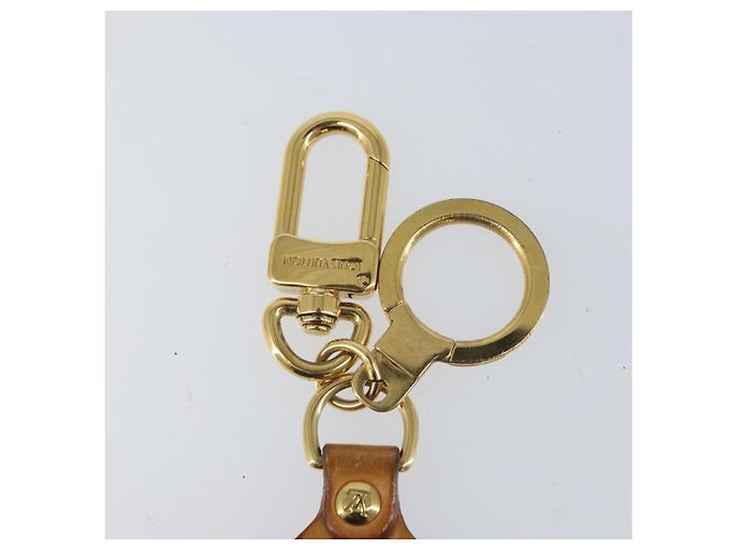 LOUIS VUITTON Takashi Murakami Schlüsselanhänger Panda Charm Leder M62637 Auth 172023 Beige - Ansicht 6
