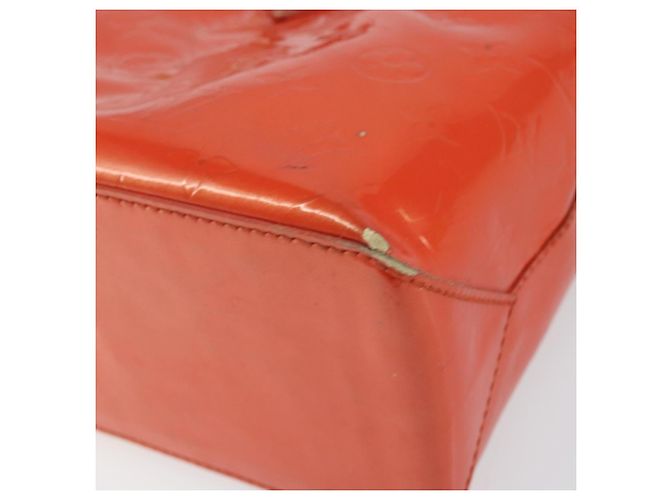 LOUIS VUITTON Borsa Wilshire PM Monogram Vernis Arancione Tramonto M93644 Auth BA10354 - vista 10