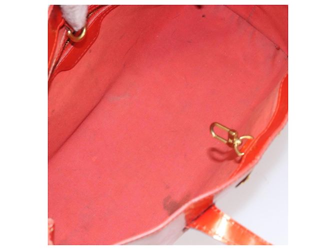 LOUIS VUITTON Borsa Wilshire PM Monogram Vernis Arancione Tramonto M93644 Auth BA10354 - vista 21