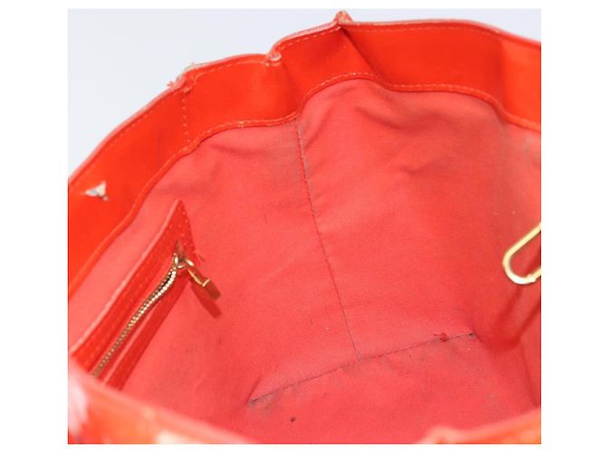 LOUIS VUITTON Borsa Wilshire PM Monogram Vernis Arancione Tramonto M93644 Auth BA10354 - vista 22