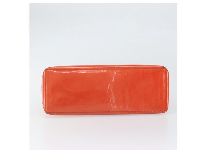 LOUIS VUITTON Borsa Wilshire PM Monogram Vernis Arancione Tramonto M93644 Auth BA10354 - vista 9