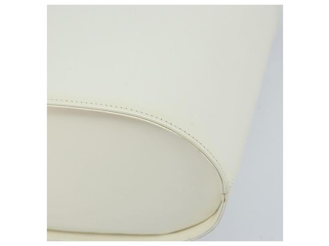 Borsa a Spalla Vala in Pelle Bianca e Argento di Salvatore Ferragamo Auth BA10620 Bianco - vista 11