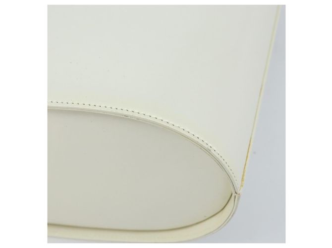 Borsa a Spalla Vala in Pelle Bianca e Argento di Salvatore Ferragamo Auth BA10620 Bianco - vista 13