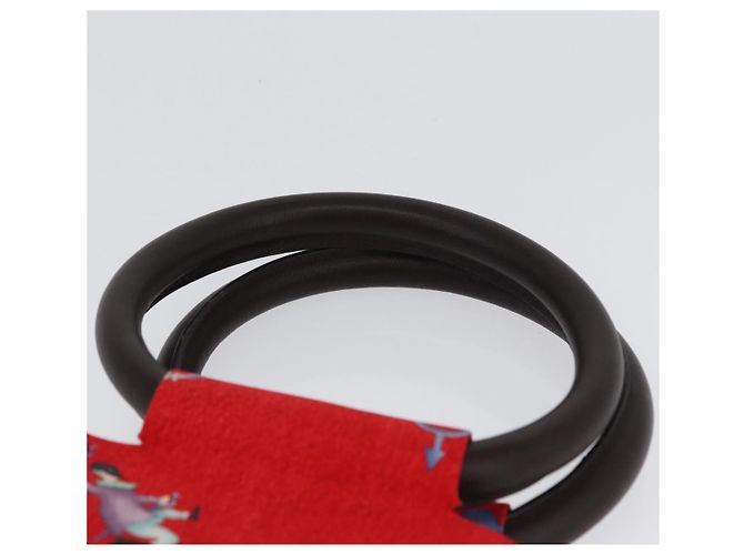 Bulgari Borsa a Mano BVLGARI Satin Rosso Auth BA10772 - vista 8
