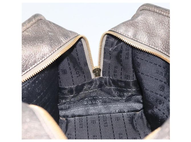 LOEWE Amazonas Borsa a Mano in Pelle Oro Auth bs33234 - vista 20