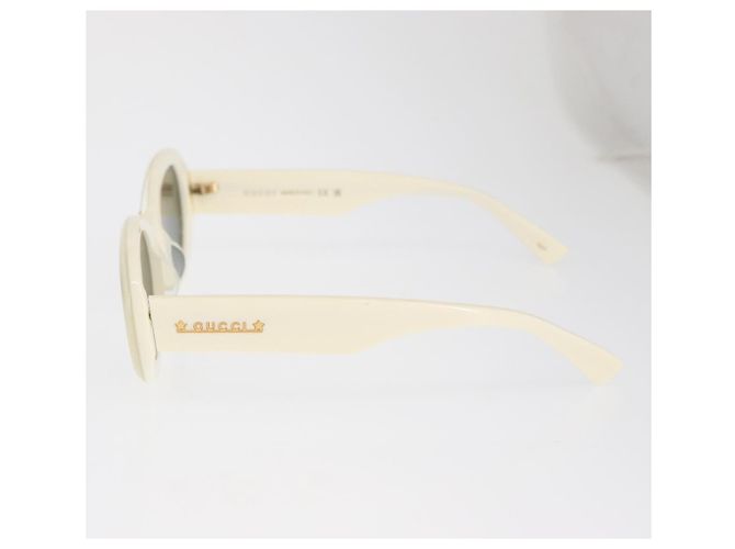 Gafas de sol GUCCI de plástico blancas Auth BA10540A Blanco - vista 8