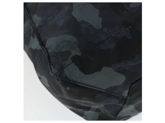PRADA Borsa Tote Camouflage in Nylon Argento Auth 168538 - vista 13