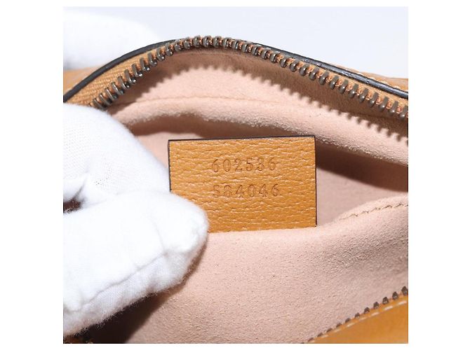 Borsa a Spalla Gucci Micro GG Supreme Disney PVC Beige Oro 602536 Auth 171854SAM D'oro - vista 22