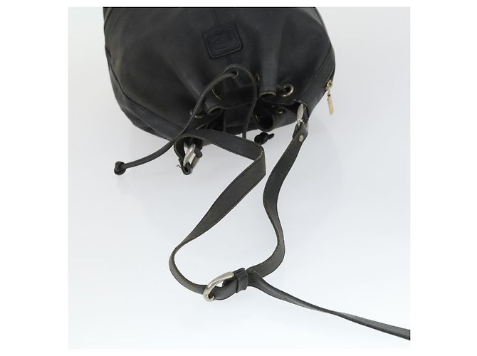 Bolsa de Ombro de Couro BALLY Burberrys 2 Peças Preta Auth ka2315 Preto - vista 13