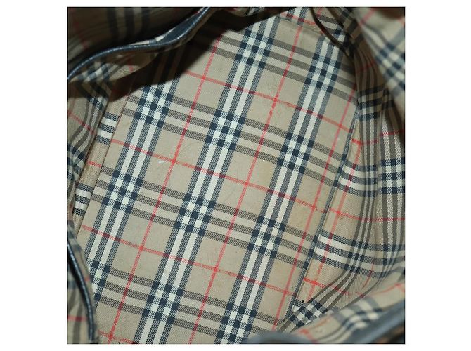 Bolsa de Ombro de Couro BALLY Burberrys 2 Peças Preta Auth ka2315 Preto - vista 17