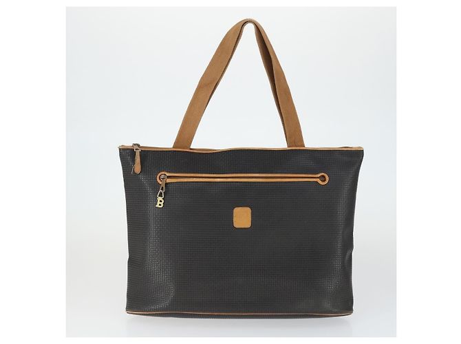 Bolsa de Ombro de Couro BALLY Burberrys 2 Peças Preta Auth ka2315 Preto - vista 2