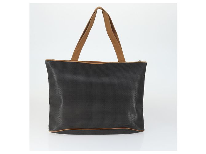 Bolsa de Ombro de Couro BALLY Burberrys 2 Peças Preta Auth ka2315 Preto - vista 3