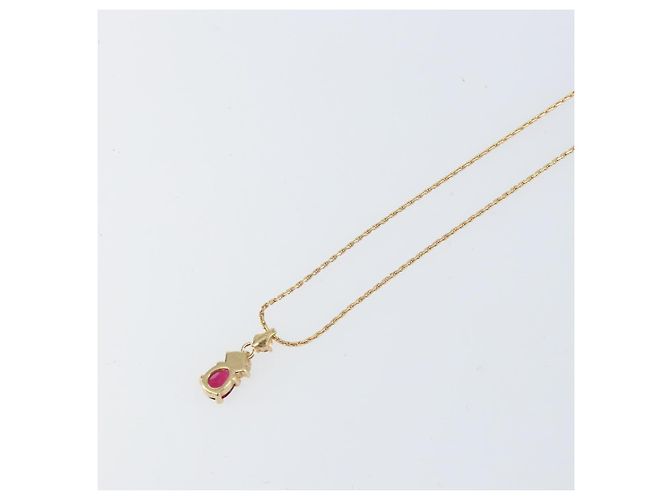 Collana in pietre colorate e strass Christian Dior metallo oro Auth am10778V D'oro - vista 11