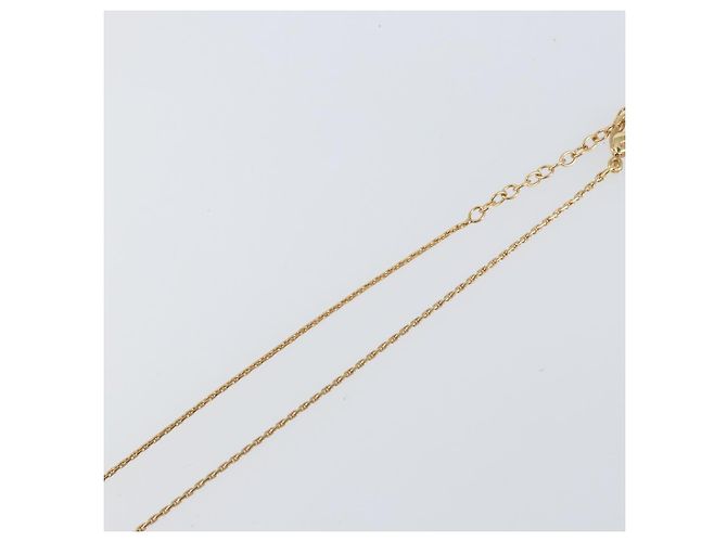Collana in pietre colorate e strass Christian Dior metallo oro Auth am10778V D'oro - vista 13