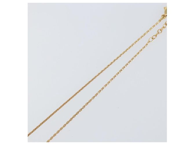 Collana in pietre colorate e strass Christian Dior metallo oro Auth am10778V D'oro - vista 6