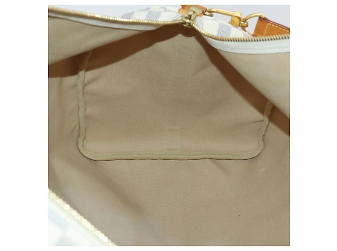 LOUIS VUITTON Borsa Boston Keepall Bandoulière 55 Damier Azur N41429 Auth 166321 - vista 22